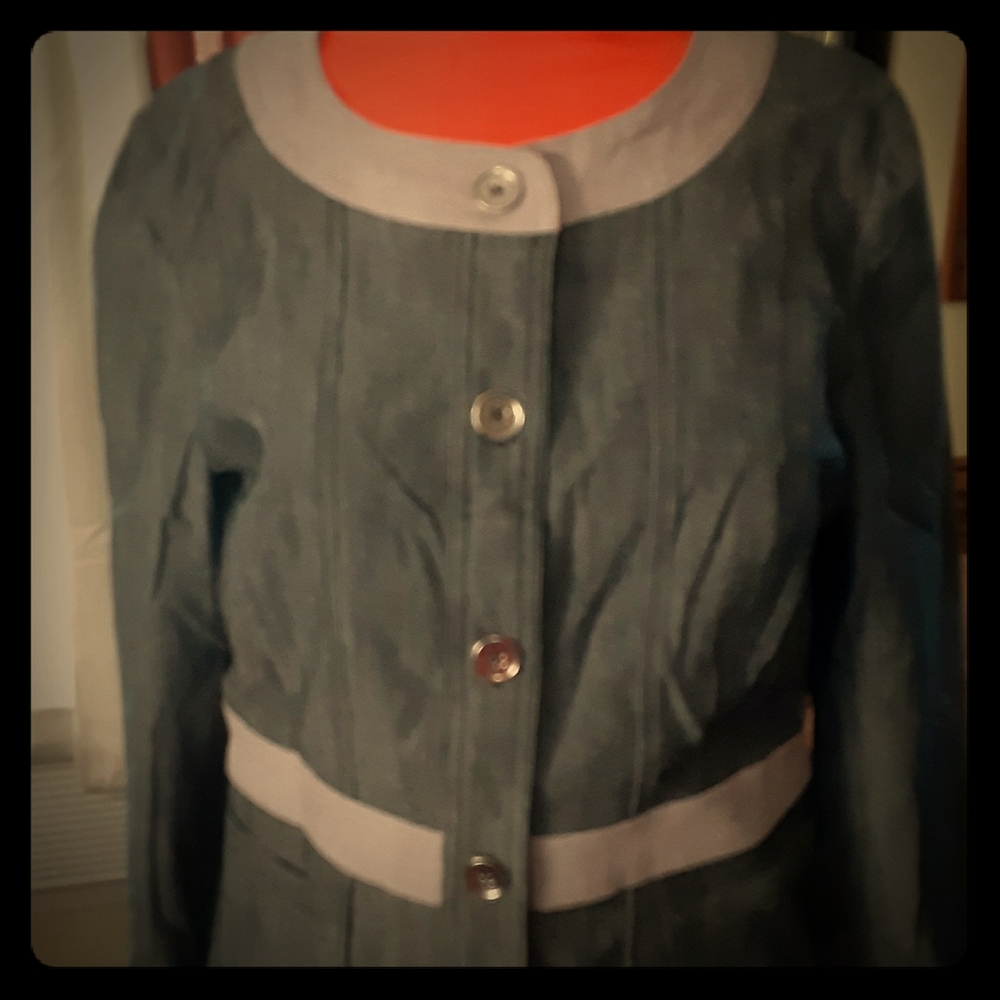 Black  & Tan Jean jacket